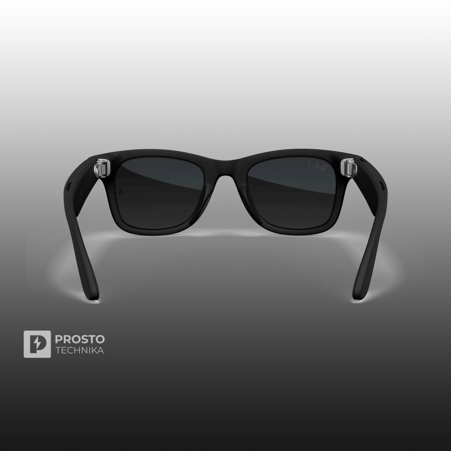 Ray-Ban Wayfarer (Gen 1) Матовый Чёрный с Градиентно-Графитовыми Линзами (Matte Black/Gradient Graphite)